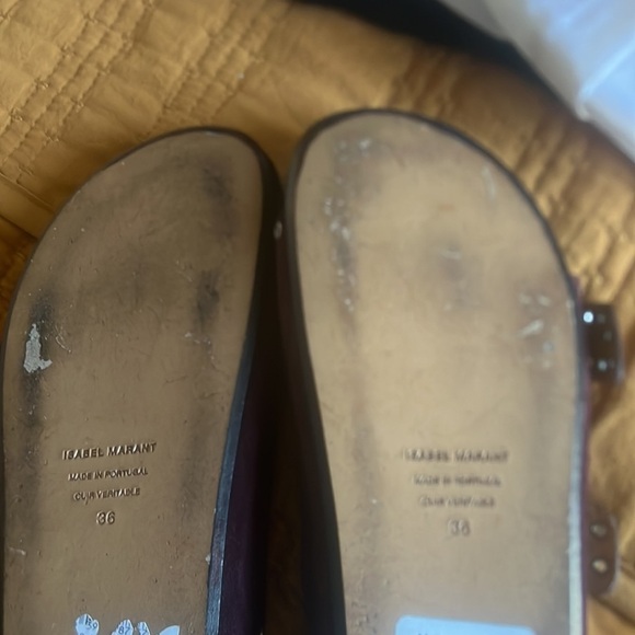 Isabel Marant Lenyo suede grommet slides - Picture 12 of 12